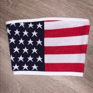 American Flag Bandeau Top